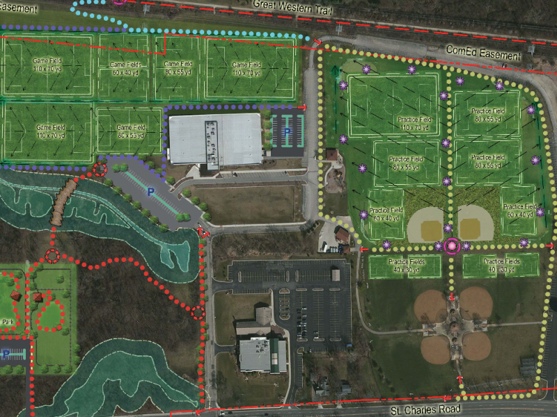 Glen Ellyn Park Board Master Plan for Ackerman, Prairie...