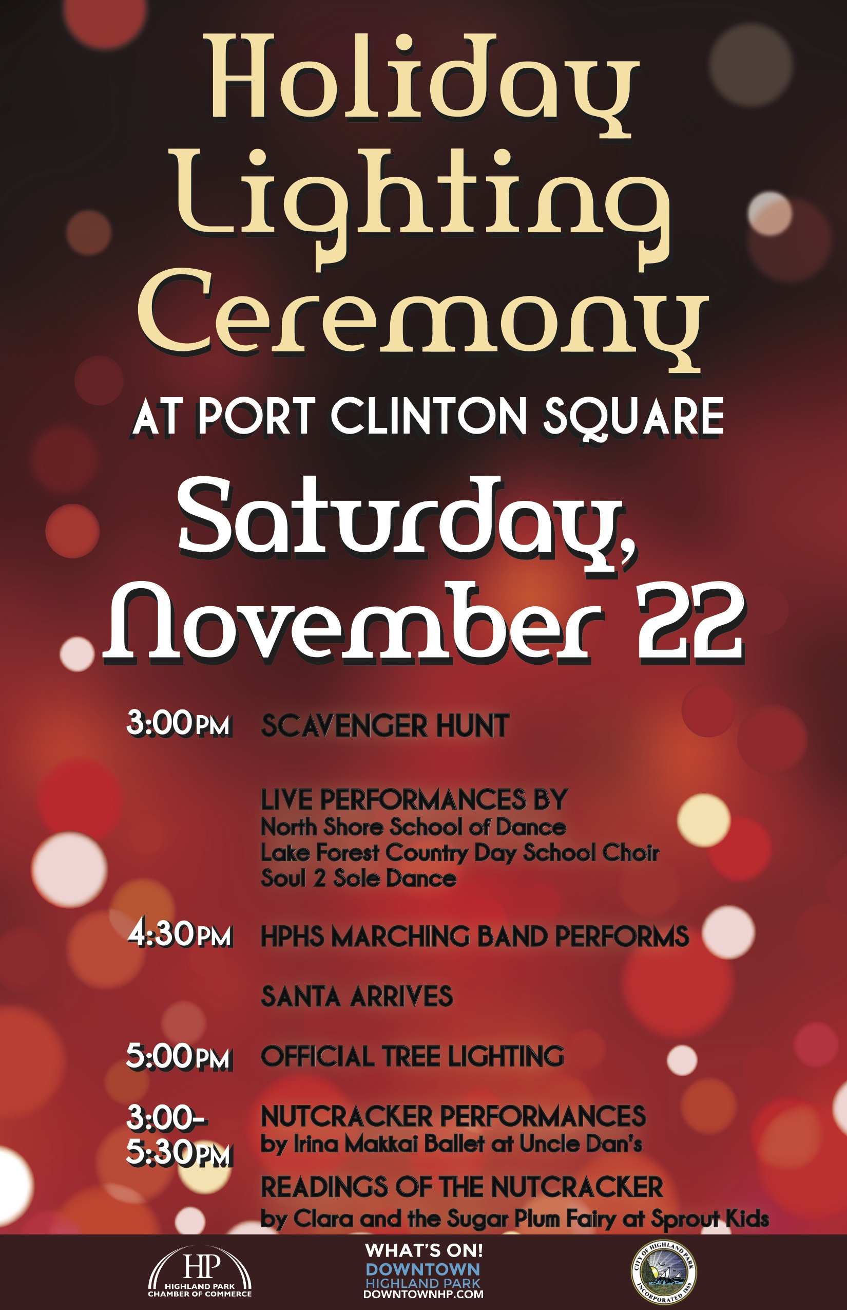 Highland Park's Annual Holiday Tree Lighting Ceremony Highland Park