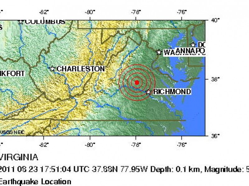 UPDATE 5.9 Magnitude Earthquake Hits DC Area, Felt In Rhode...