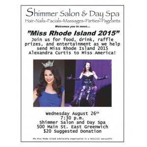 "Fundraiser to Send Miss Rhode Island to Miss America!"