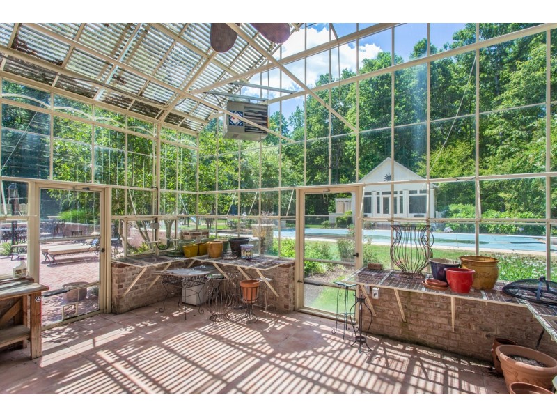 greenhouse over pool