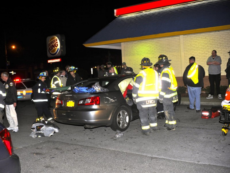 3Car Crash Creates Chaos Outside West Hempstead Burger King Malverne