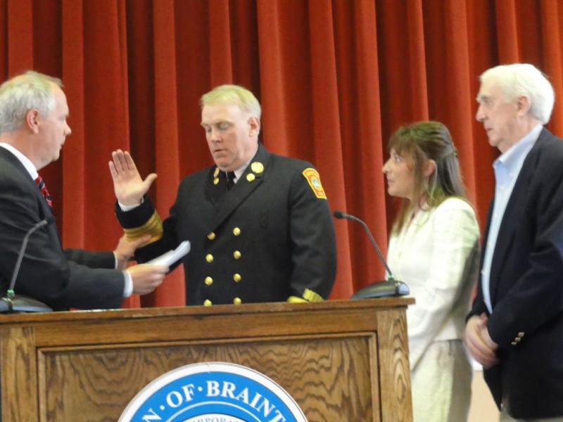 Chief O'Brien Takes Reins of Braintree Fire Department Braintree, MA