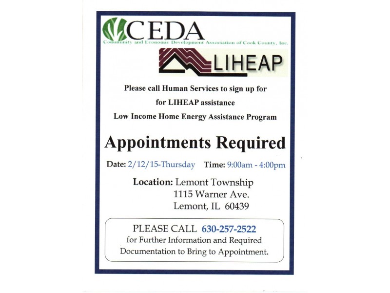 LIHEAP (Low Income Home Energy Assistance Program) - Lemont, IL Patch