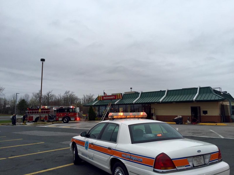 Heavy Fire Inside Riverside McDonald's Officials Patch