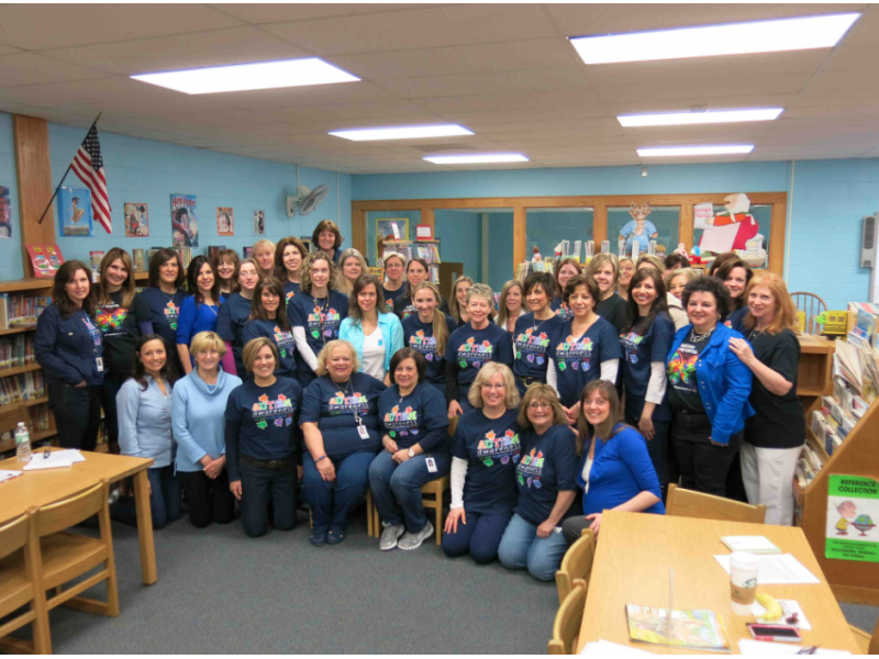 Smithtown Elementary Staff Recognizes National Autism Awareness Month