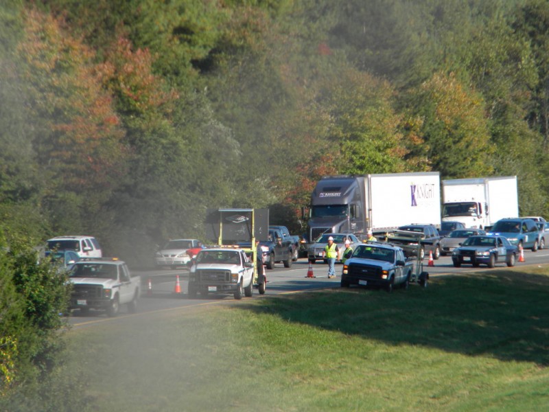 Route 495 Diverted Through Norton After Motorcycle Accident Mansfield