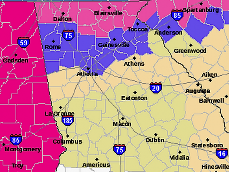 Weather Alert: Winter Weather Advisory Issued - Buford, GA Patch