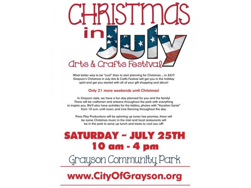 Christmas in July Comes to Grayson Loganville, GA Patch