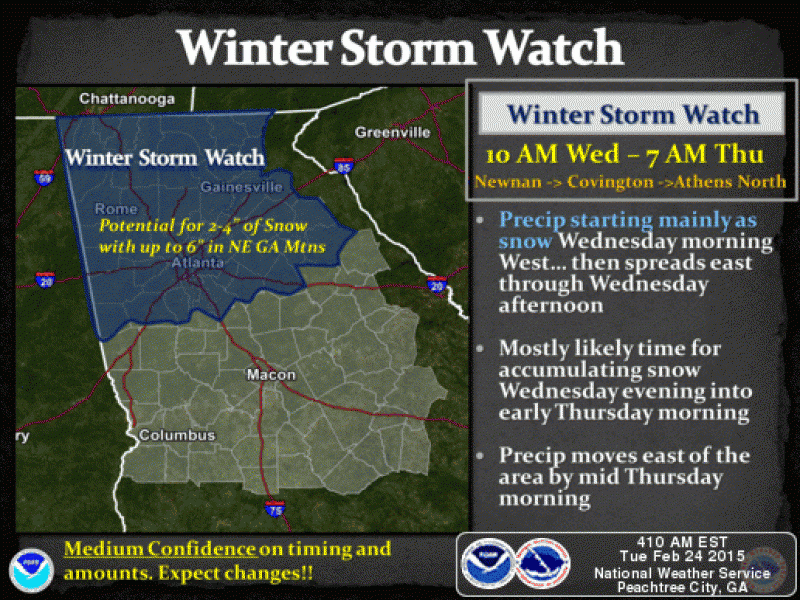 Winter Storm Warning Issued; Accumulations 24 Inches; Wesleyan Closes