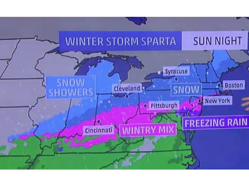 WEATHER ALERT: Winter Storm Sparta Hits New Jersey Sunday, Monday ...