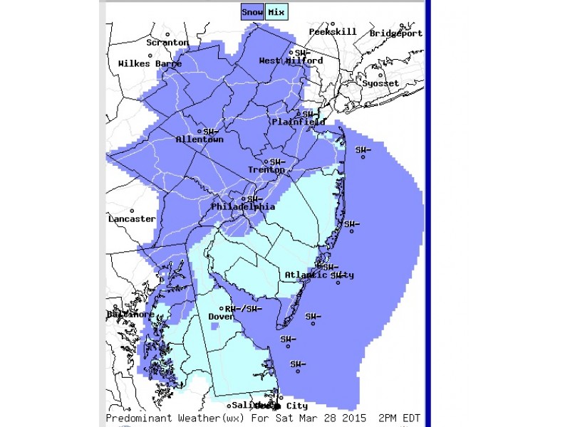 WEATHER ALERT HourByHour Forecast Of Afternoon Snow, Rain In New