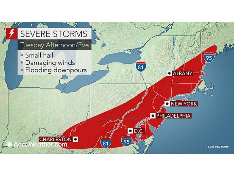 UPDATE Severe Thunderstorm, Tornadoes Reportedly Hit New Jersey; Tens