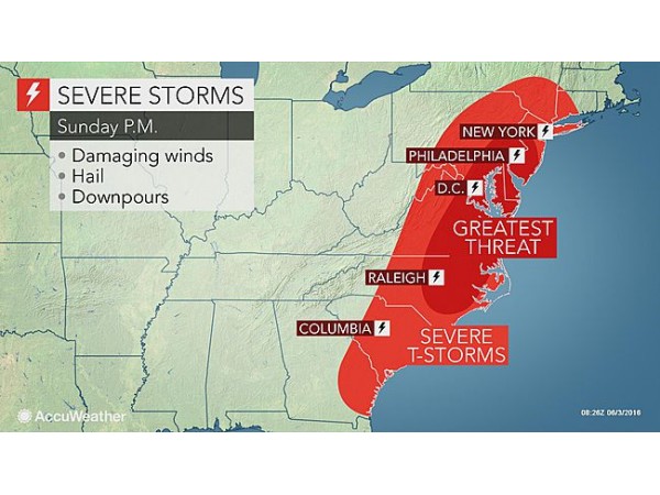 Severe Weather Possible This Weekend In New Jersey, Forecasters Warn