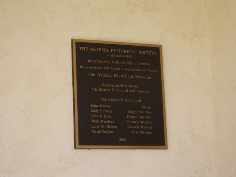 Artesia's Museums Preserve, Showcase City's History CerritosArtesia