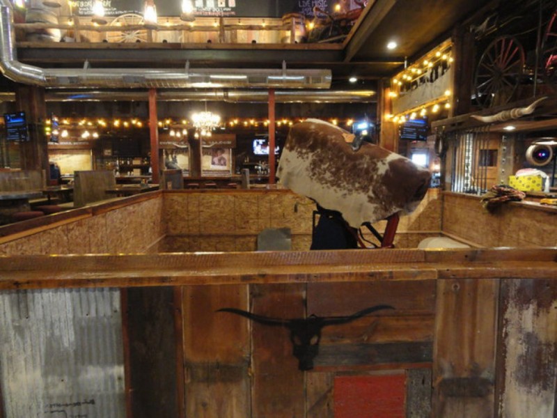 Urban Cowboy Mechanical Bull at Woodbury Cowboy Jack’s from John