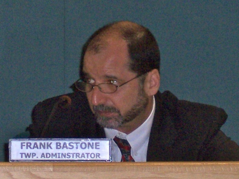 Township Administrator Frank Bastone has told department heads and Township Committee members he will be retiring at the start of December after five years ... - 58ee9dfde65c5d09670b2baa67f894d6