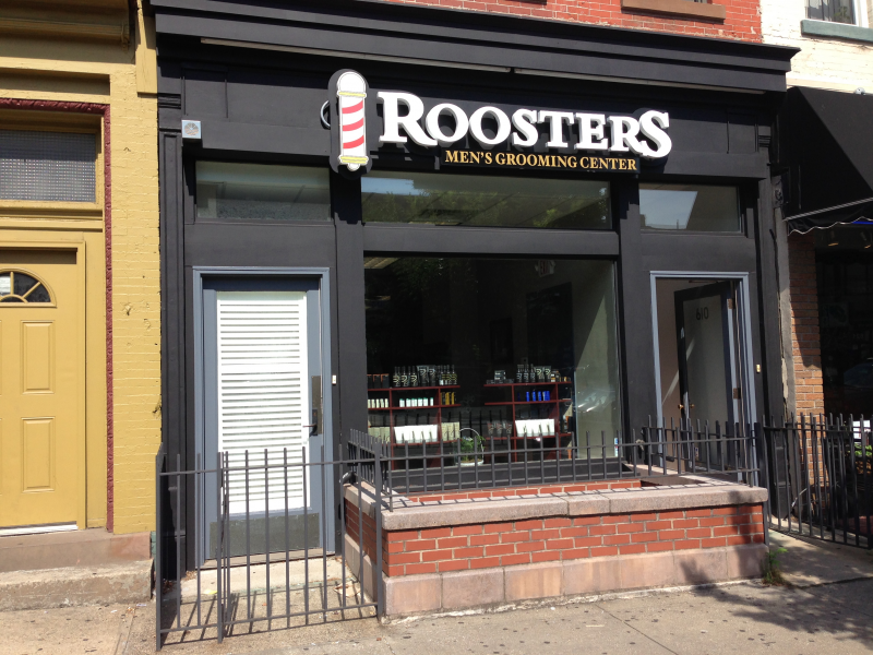 ... barbershop touch with modern style offerings and swank decor, opened