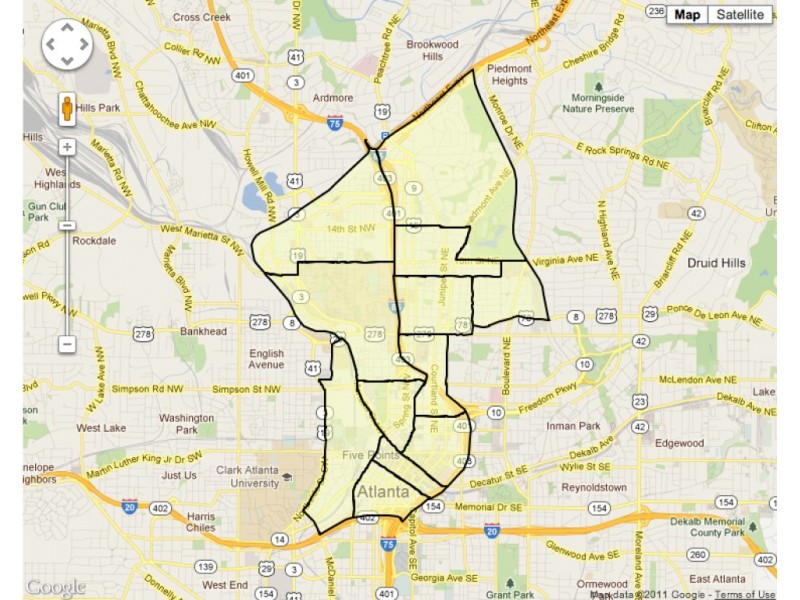 Atlanta Police Zone 5 Shrinks in Size - Midtown, GA Patch