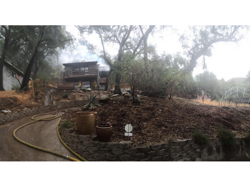 Fire Destroys Topanga Home Woodland Hills, CA Patch