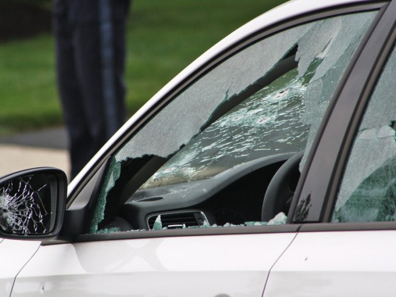 Bearcat Survived Standoff; Police Cars Did Not