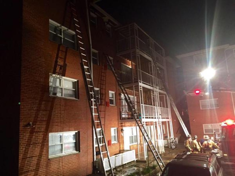 Lightning Strike Causes Fire at Arlington Apartment Building
