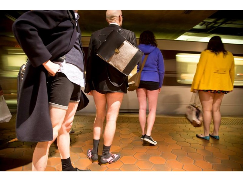 No Pants Subway Ride Sunday on the DC Metro DC Patch