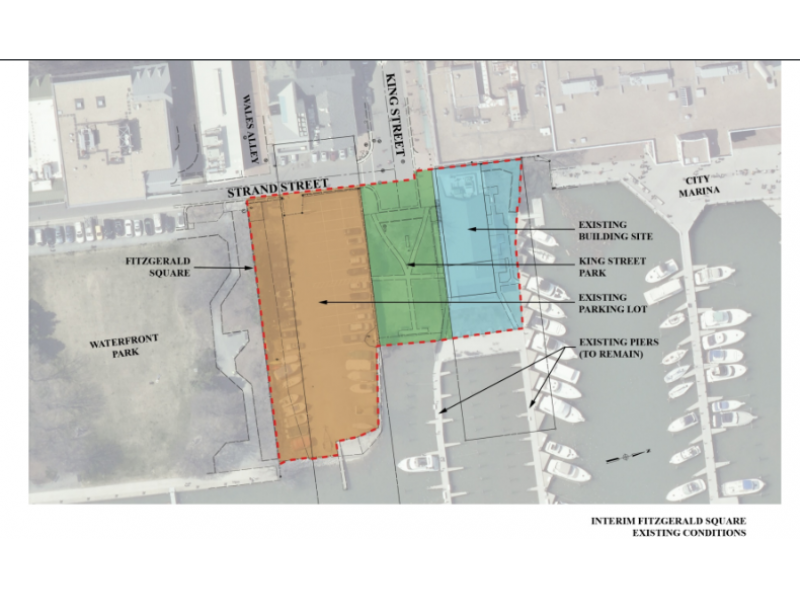 IMAGES from presentation Tuesday night on Interim Fitzgerald Square at 