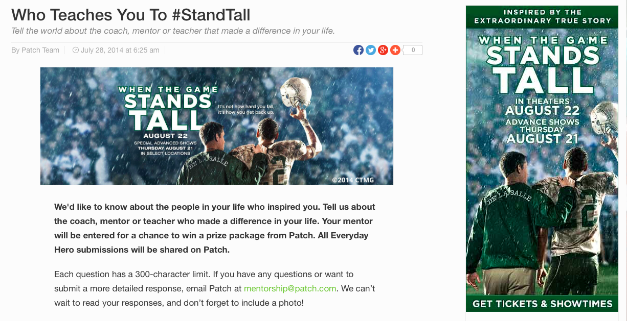 Who is Your Every Day Hero?