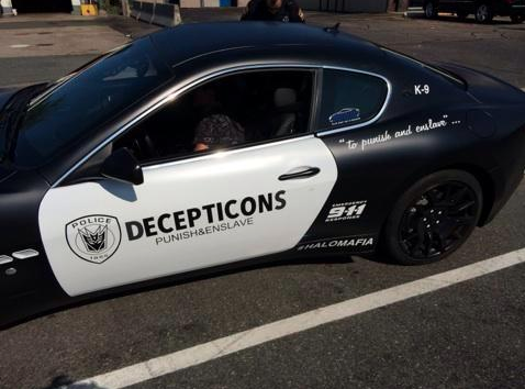 Man Turns Maserati Into a Police Car - and the Police Object