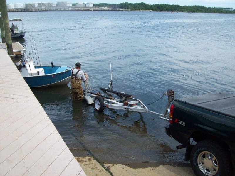 Sewaren's Public Boat Launch Port is a Popular Hang Out Spot