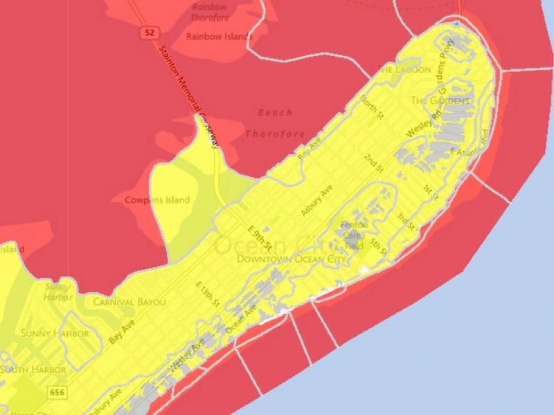 FEMA Releases Updated Flood Maps For Ocean City - Ocean City, NJ Patch