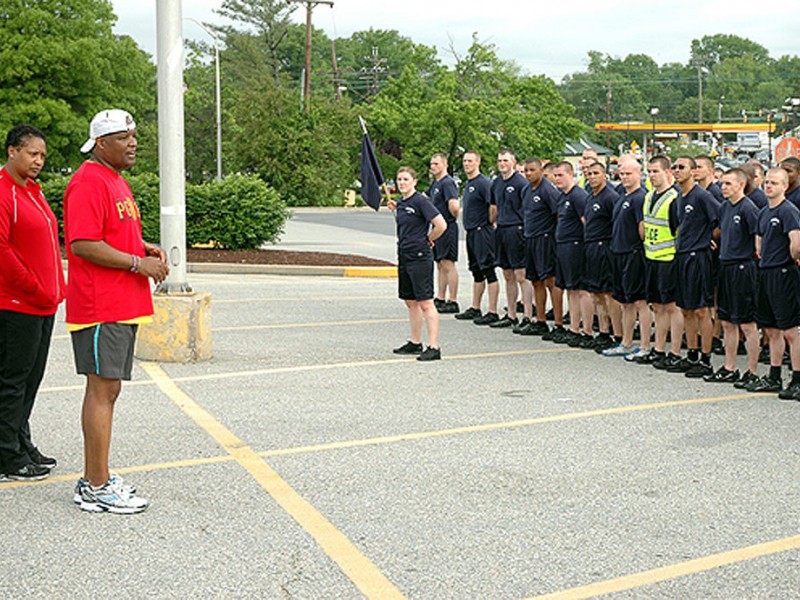 PGPD Officers, Recruits 'Run the Beat' in Riverdale Riverdale Park