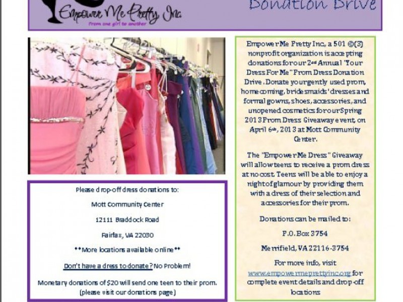 Prom Dress Donations Needed!!!! - Greater Alexandria, VA Patch