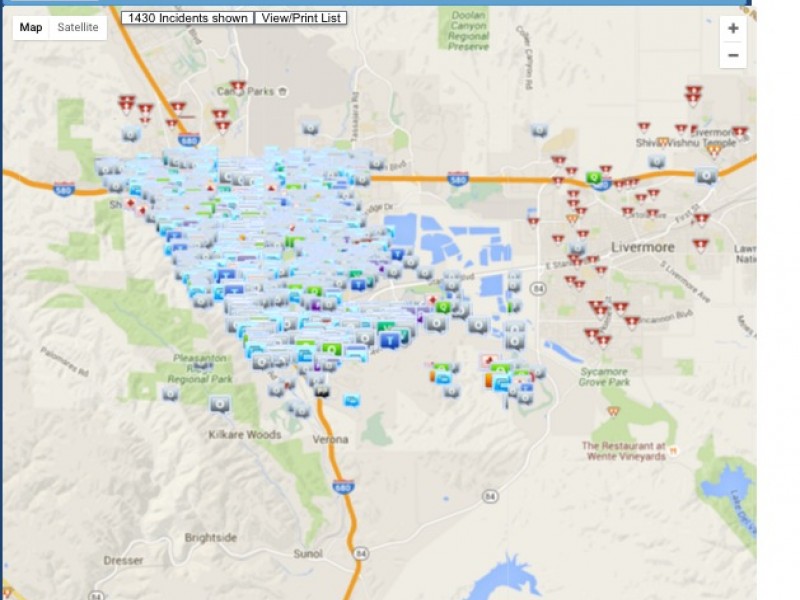 Check Pleasanton Crime Statistics in Your Neighborhood Using New Map