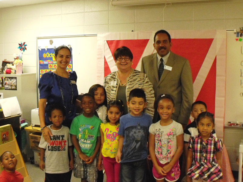 BOC Chairwoman Charlotte Nash Reads to Beaver Ridge Elementary Students