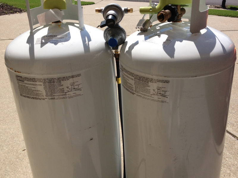 (2) Brand New (Fully Filled) 100 pound Propane Tanks For ...