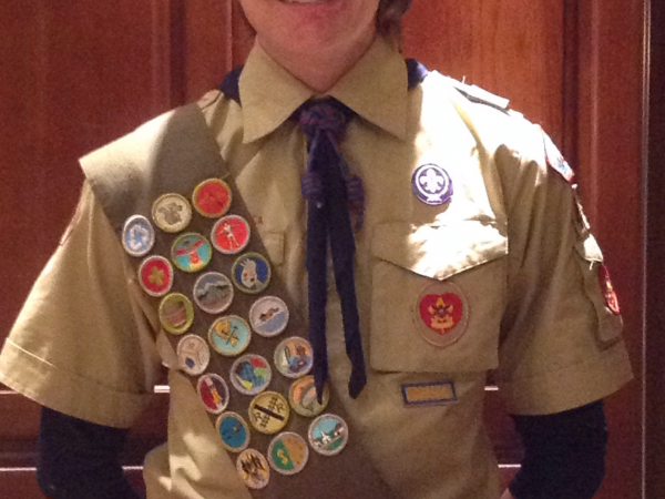 Troop 490 Scout Noah Hastings earns his Eagle Rank - Madison, CT Patch