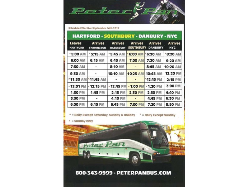 Southbury Stop Location for Peter Pan Bus Lines Moves - Southbury, CT Patch