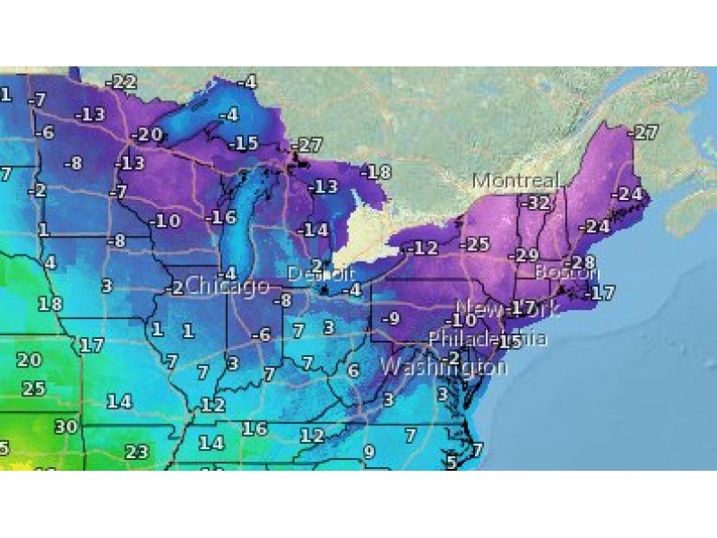 Arctic Blast Puts Northeast In Deep Freeze; Midwest Hit with...
