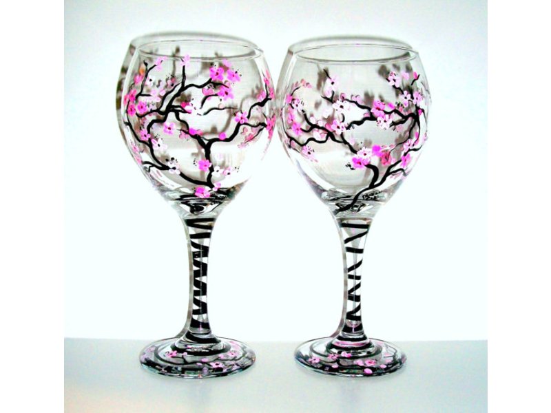 Paint Your Own Wine Glass Workshop Reston VA Patch