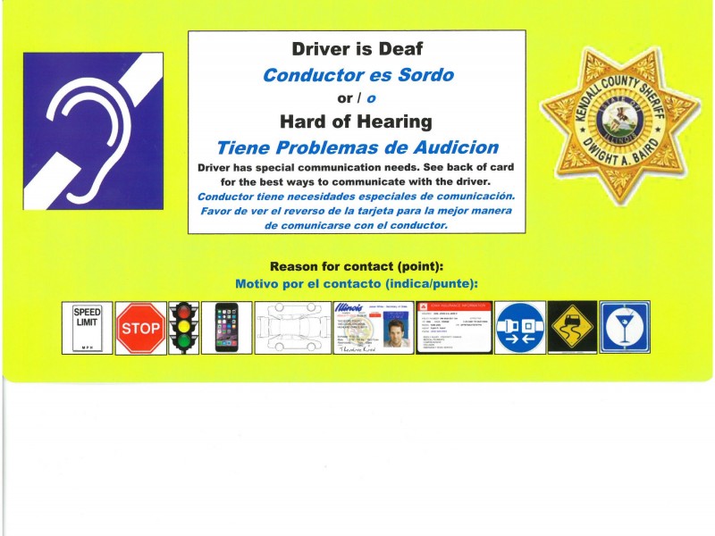 Visor Card Helps Police Interact with Hearing Disabled People in