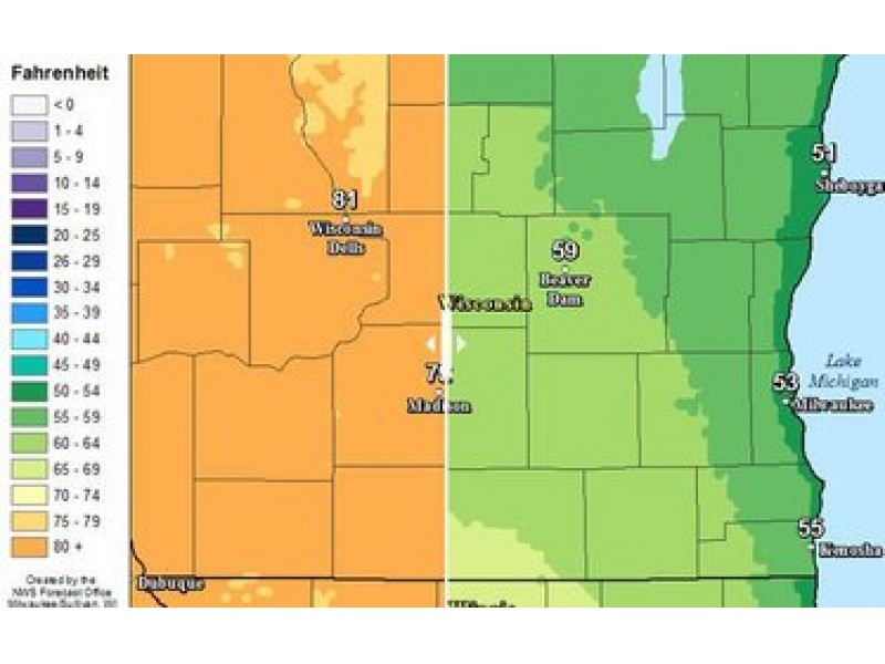 Our Crazy Wisconsin Spring A Tale of Two Maps Caledonia, WI Patch
