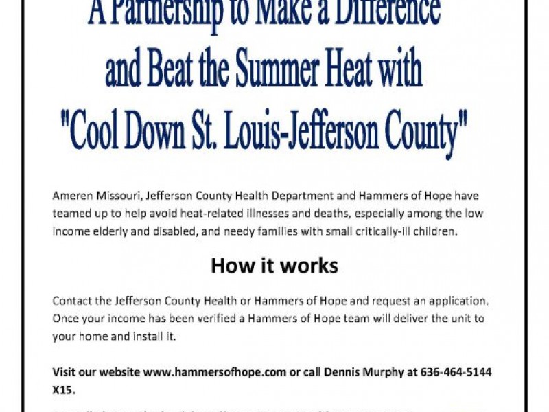 Cool Down St. Louis-Jefferson County (Free air conditioners) | Arnold, MO Patch