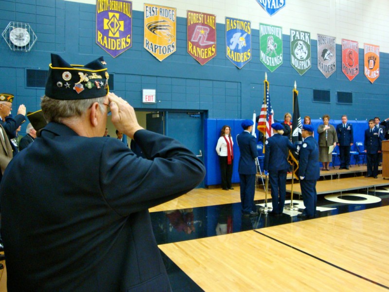 Woodbury High School JROTC Puts on Touching Veterans Day Program ...