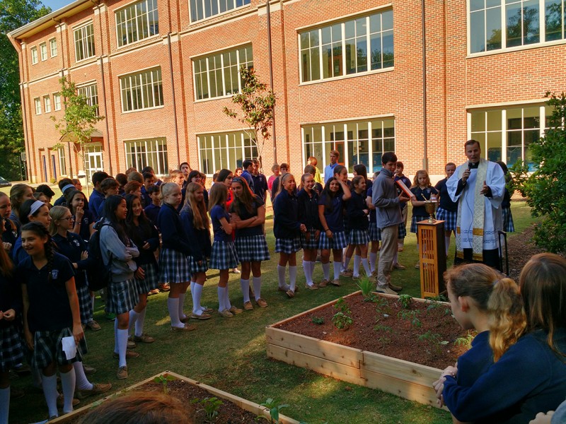 Pinecrest Middle School Students Plant First Garden | Patch