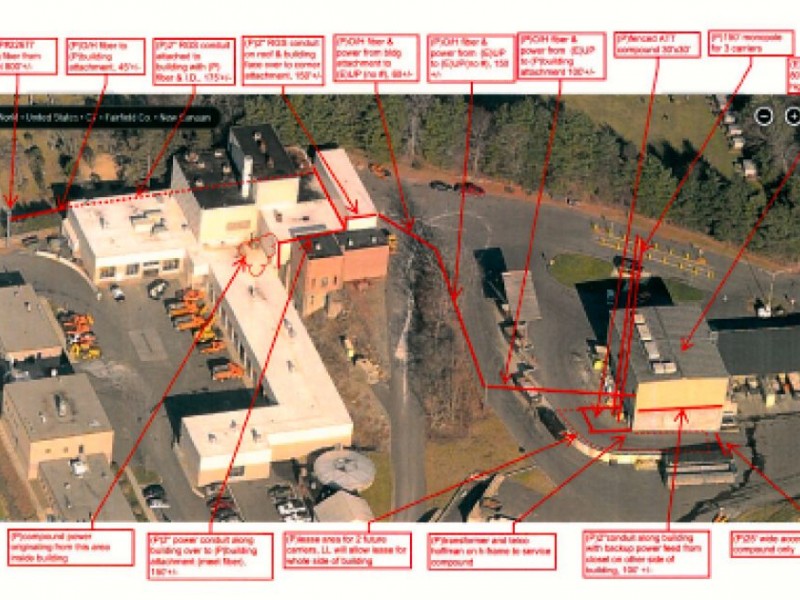 Sketches for Proposed 150' Cell Tower at Transfer Station New Canaan, CT Patch