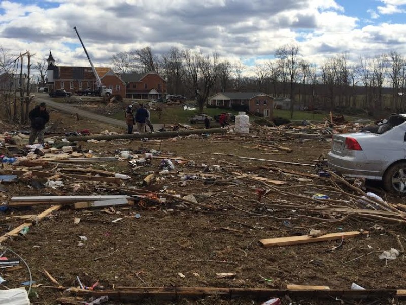 Tracks of 9 Tornadoes During Fatal Storms in Virginia Fredericksburg, VA Patch