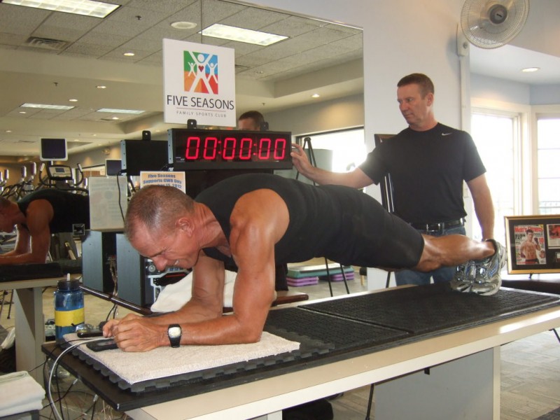 Guinness World Record Holder Hood Performs 2Hour Training Plank