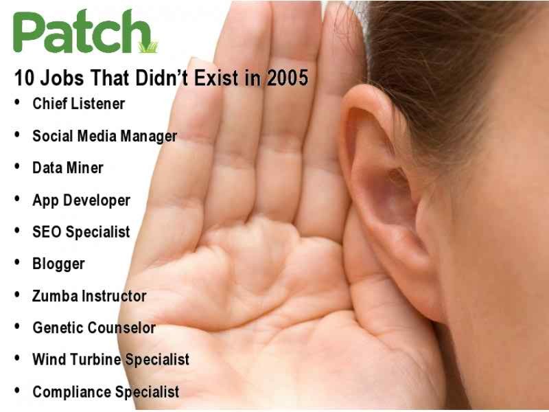 10 Jobs that Didn't Exist 10 Years Ago Open Near New Baltimore-Chesterfield